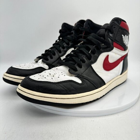 Nike Air Jordan 1 Retro High Men Size 12 555088-061 Black Gym Red White Shoes